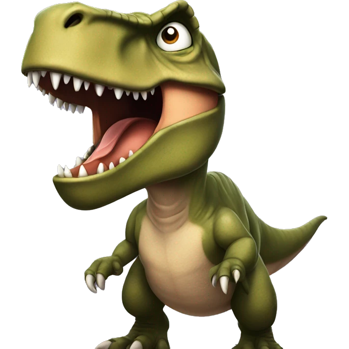 t-Rex very angry  emoji