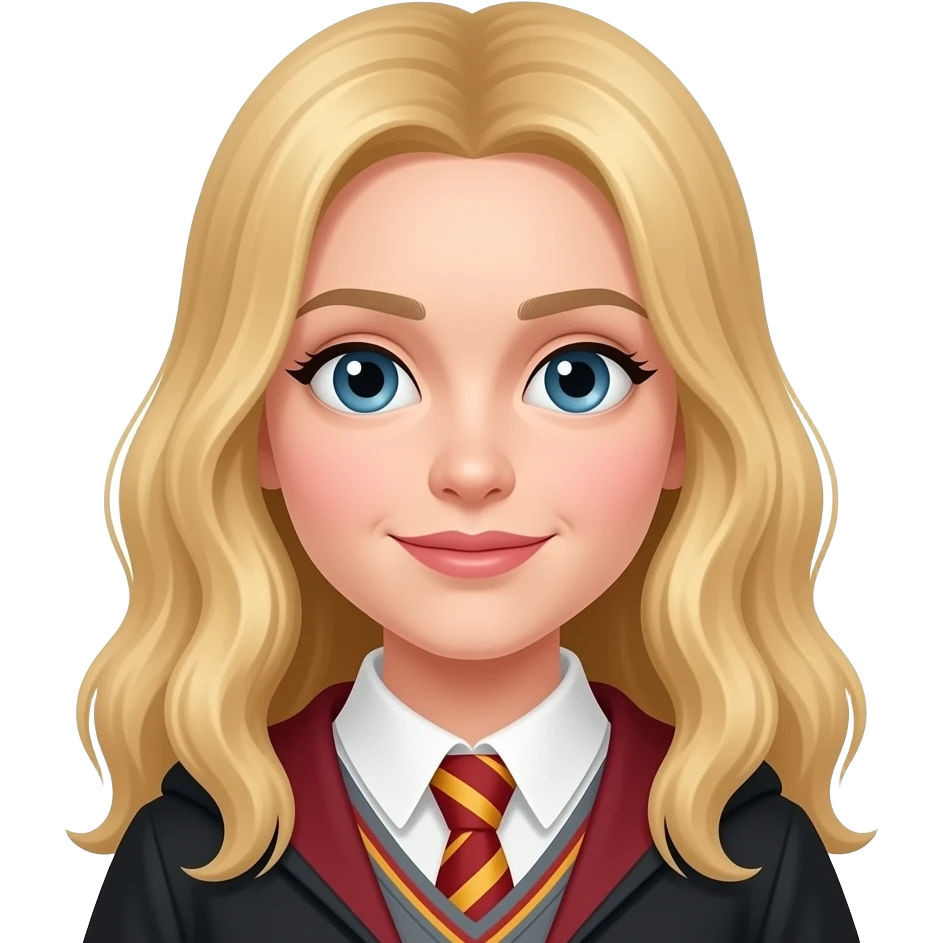 luna lovegood blonde hair emoji