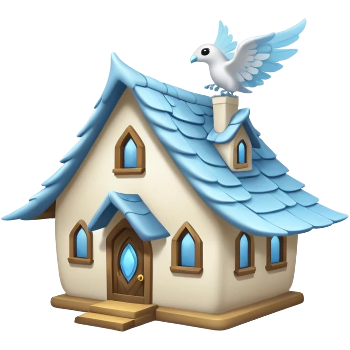 air elemental tribe house flying emoji