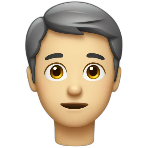 A tired teacher emoji