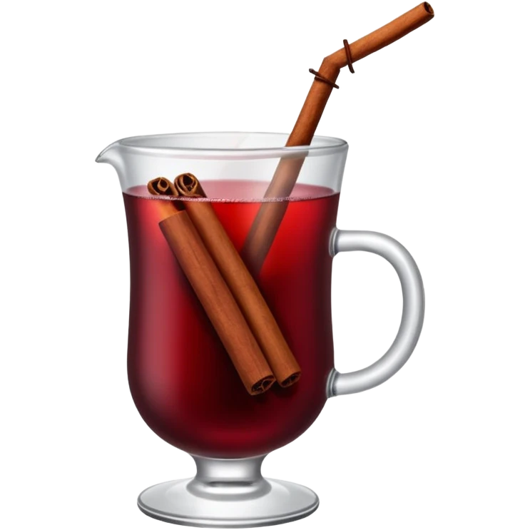 mulled wine in glass emoji