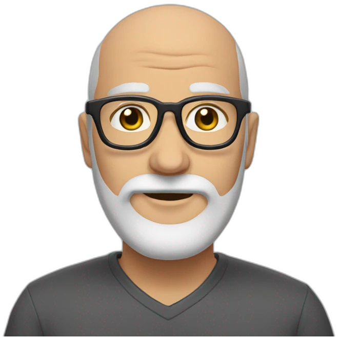 life-lab bald graybeard glasses emoji