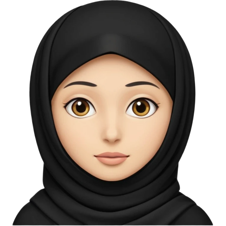 Black robber wearing hajab emoji