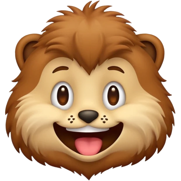 cute emoji based on the word 'Shitten', with a silly face emoji