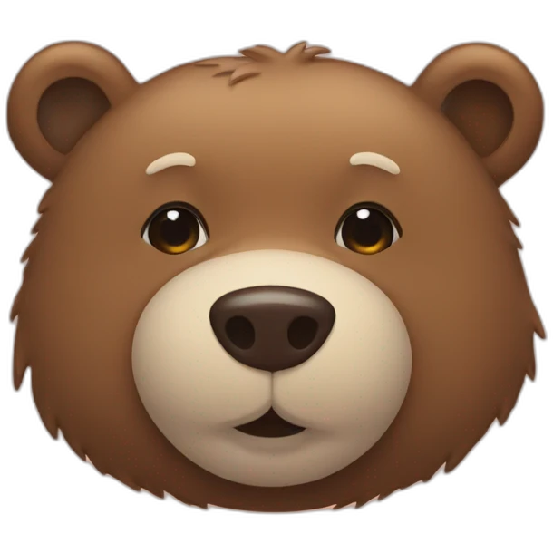 Bear kiss emoji