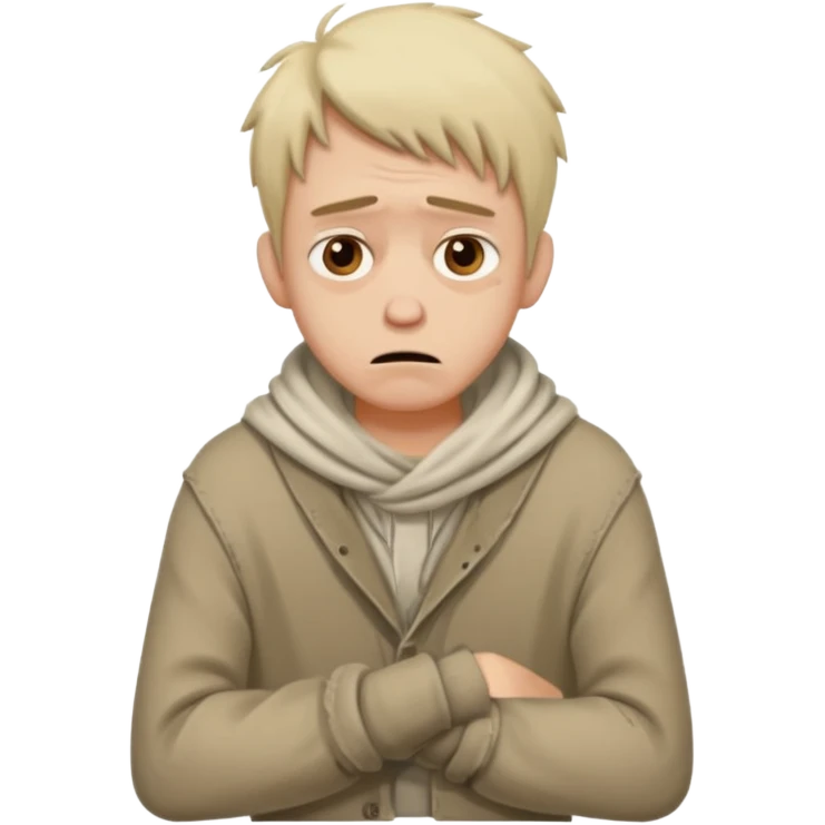 poor guy cowering emoji