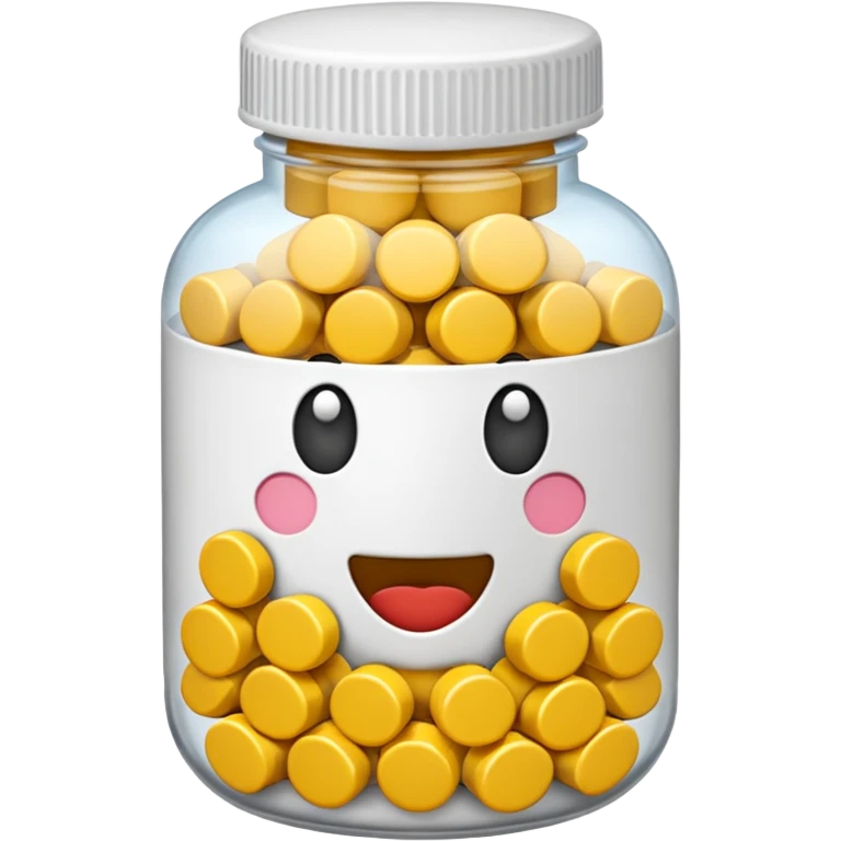 emoji de un frasco de pastillas  emoji
