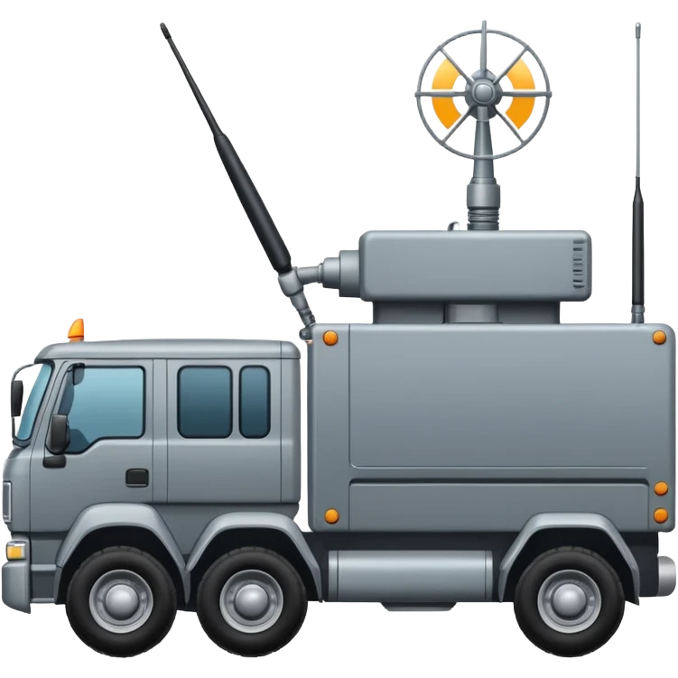 truck with electronic warfare equipment emoji