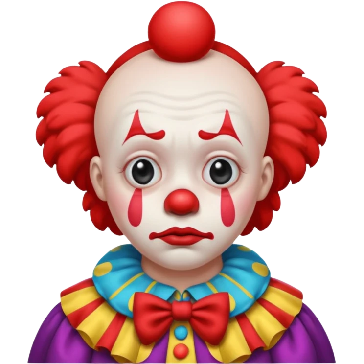 sad clowns emoji