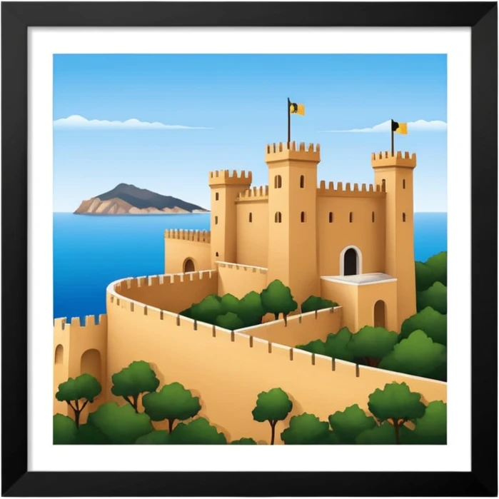Malaga's castillo Gilbralfaro emoji