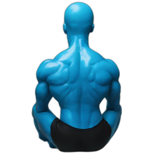 dr manhattan low squat back view emoji