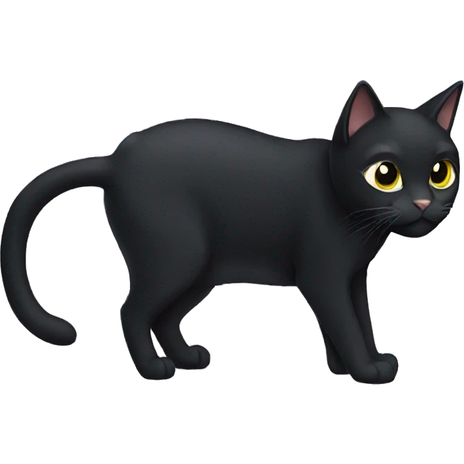 Black cat emoji