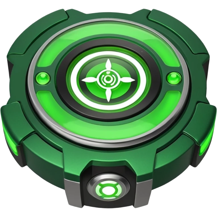 “Make a flat classic Ben 10 Omnitrix.” emoji