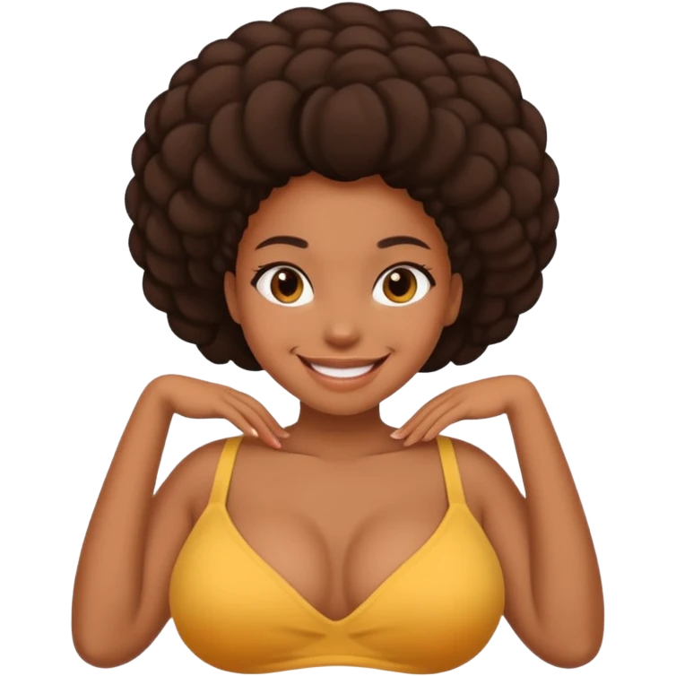 Black girl booty emoji