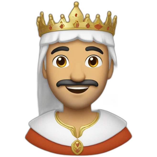 Le roi du Maroc emoji