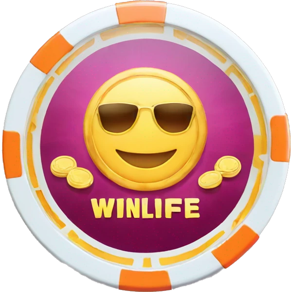 casino chips with the name winlife emoji