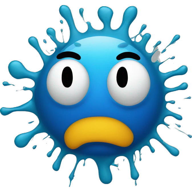friendly smiling snot splatter emoji