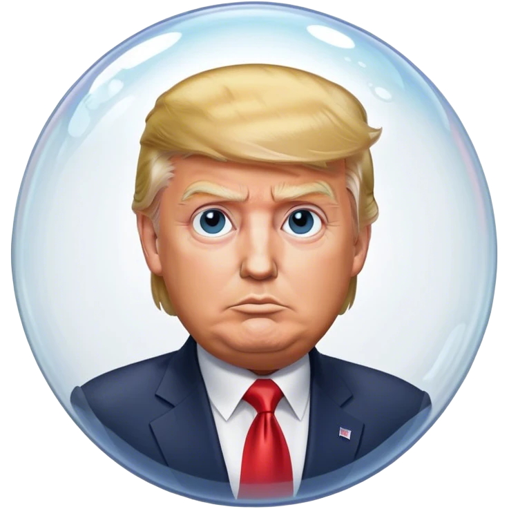 Donald Trump bubble emoji