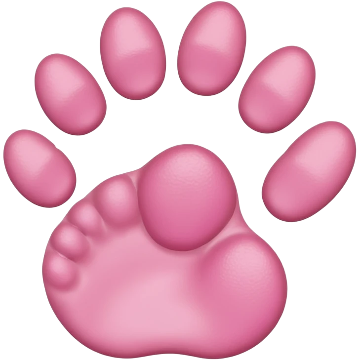 Cat paw with six toes emoji