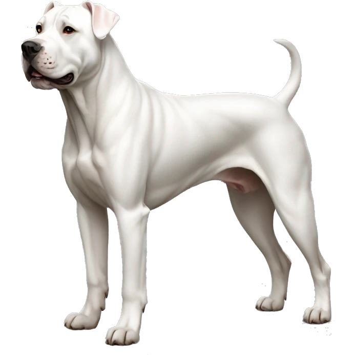 Dogo Argentino Dog Breed Full Body emoji