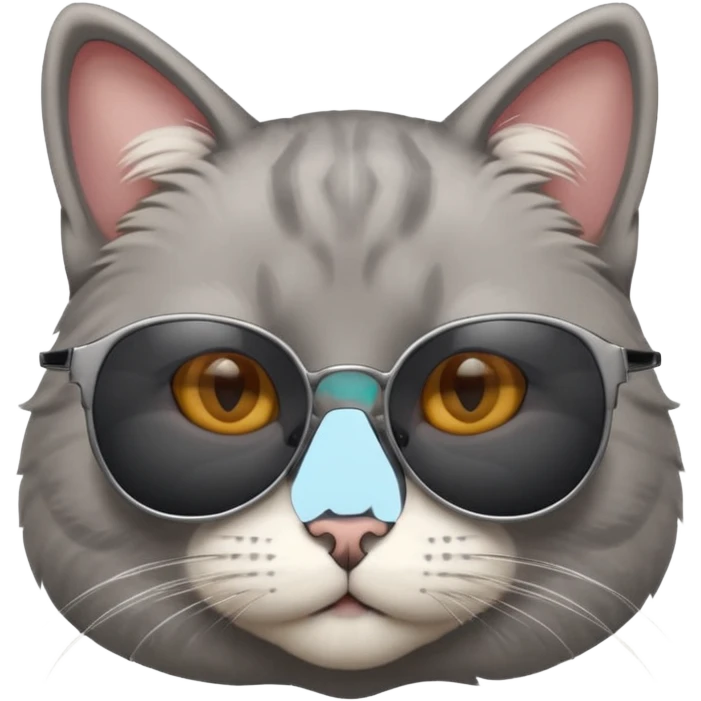 Cat wearing sunglasses emoji