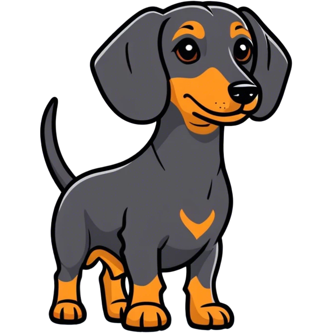 Wiener dog emoji