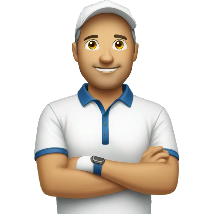 golf coach emoji