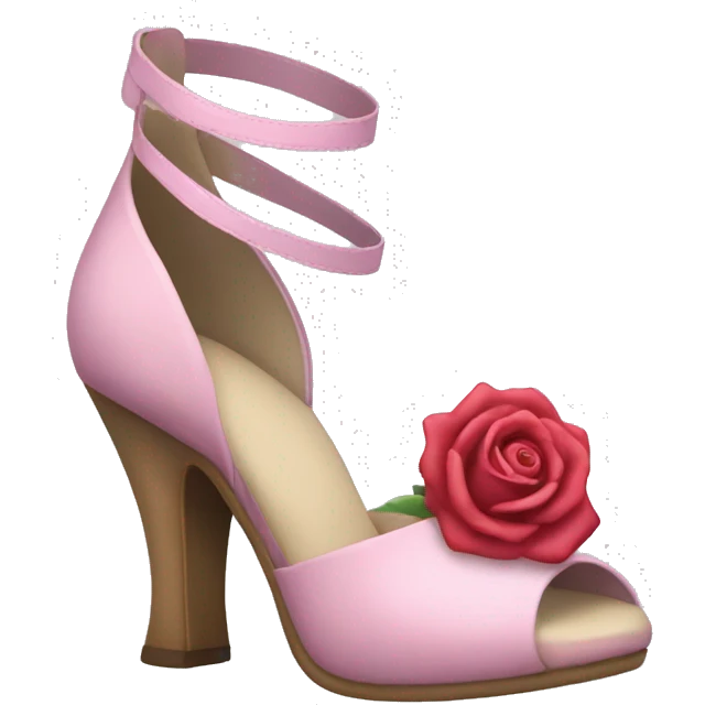 Rosa Schneeschuhe emoji