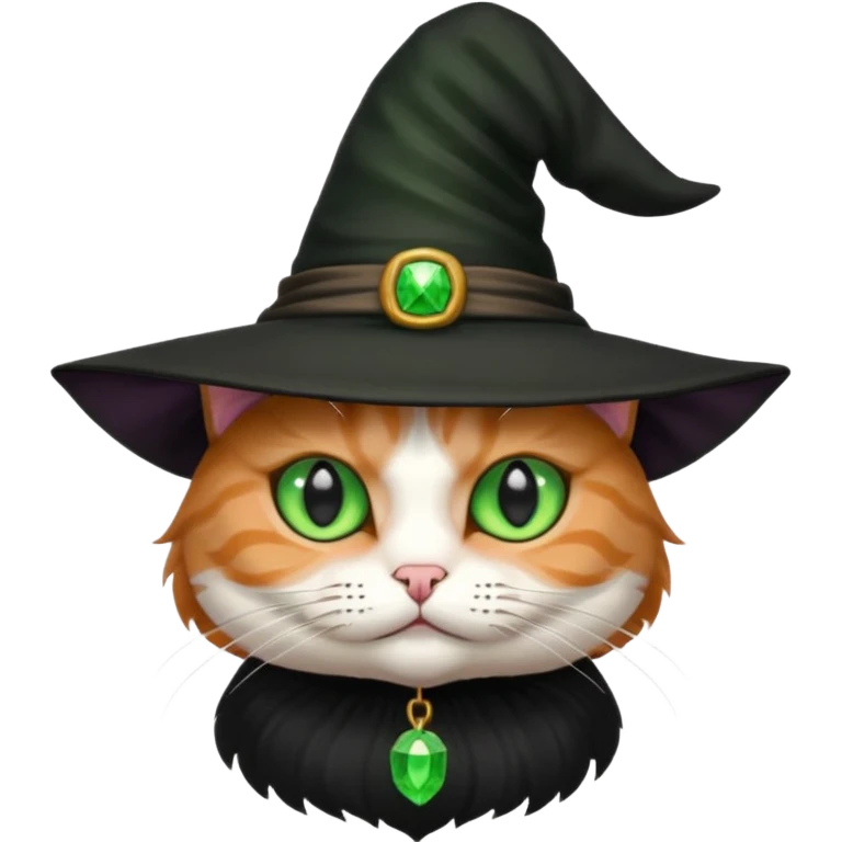 Cat that is queen of witches emoji