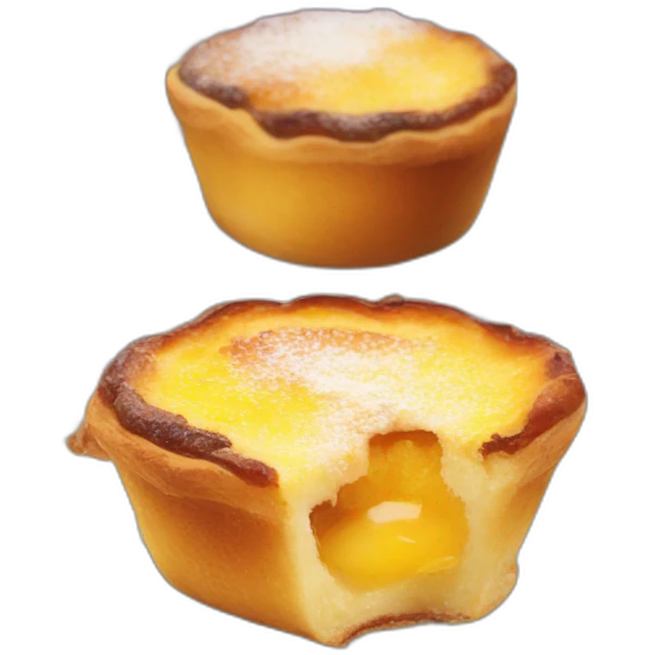 Pastel de nata emoji