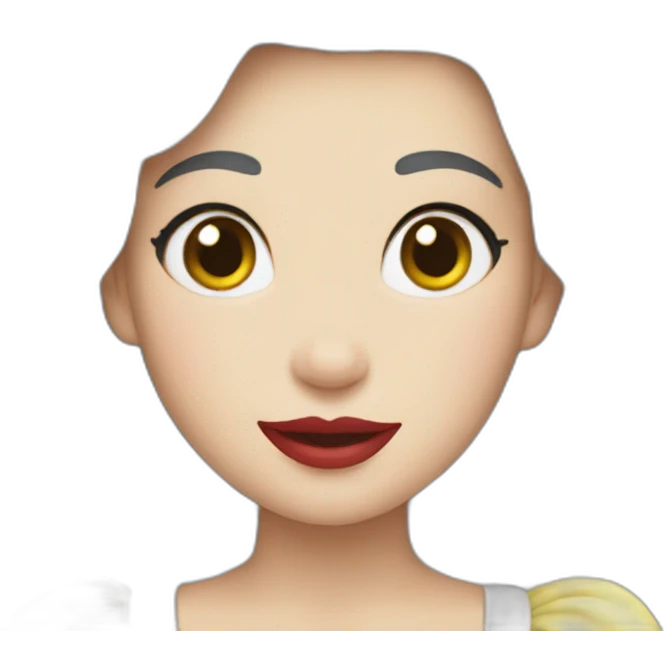 Snow white emoji
