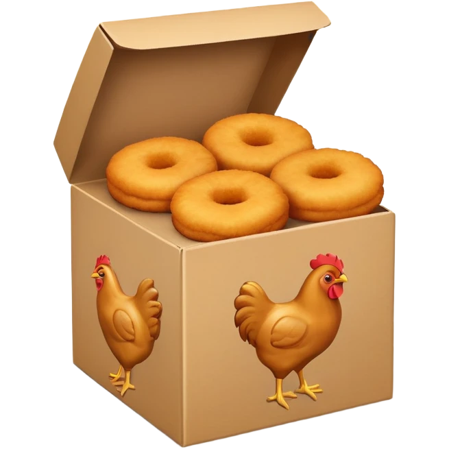 chicken mcnuggets in a box emoji