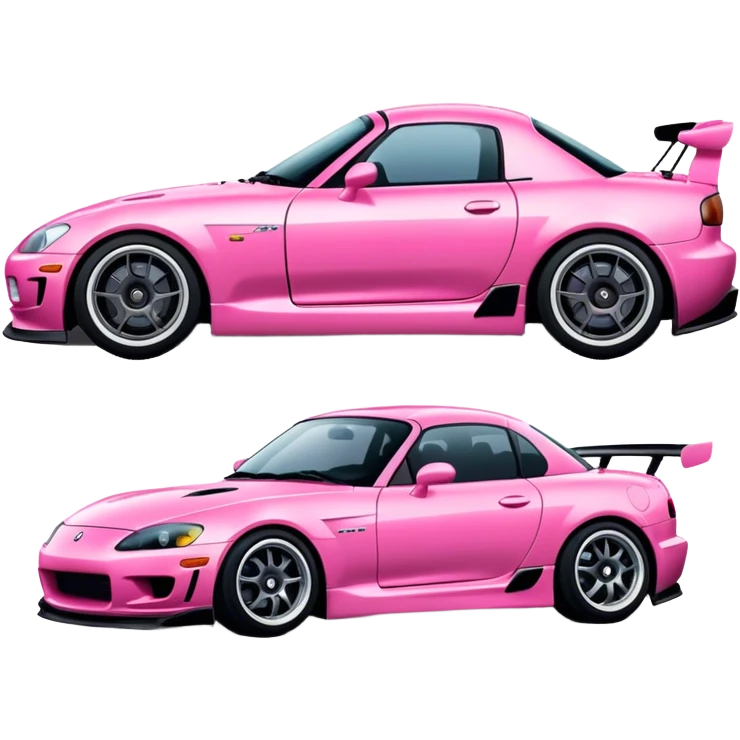 Fast furious suki s2000 pink car emoji