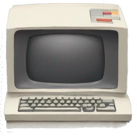 80's computer emoji