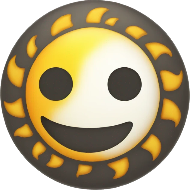sun no-face emoji