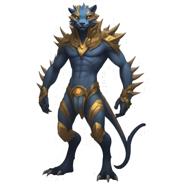 Anthro cool edgy Vernid-WickerBeast-Protogen-Primagen-Fakémon Full Body emoji