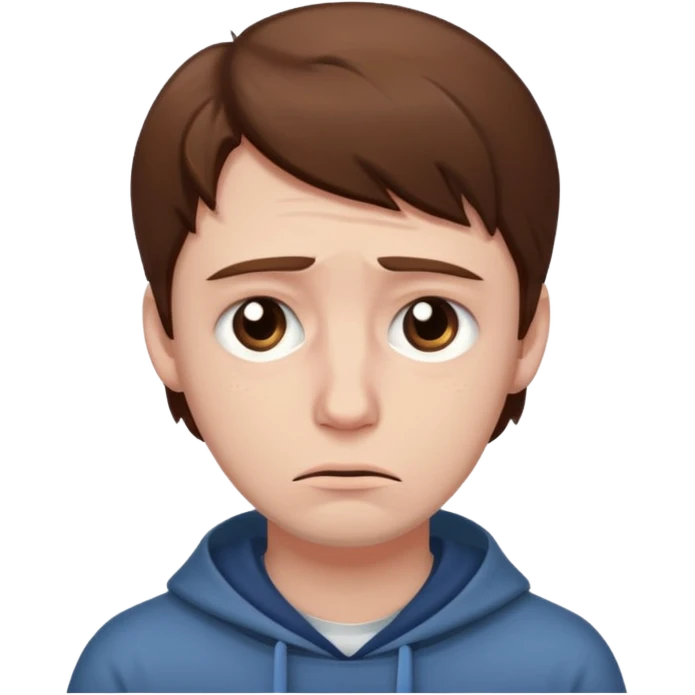 A sad man emoji