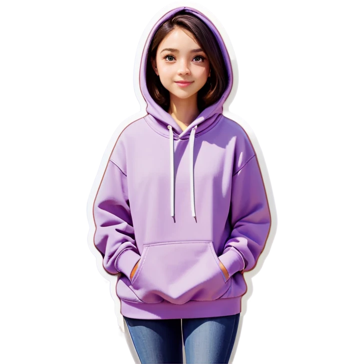 🌸 hoodie emoji