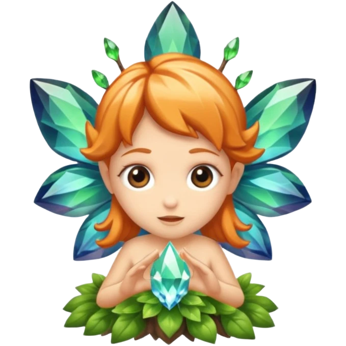 woodland fairy mind blown crystal burst emoji