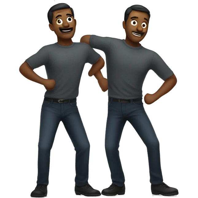 two man shaking their hips emoji