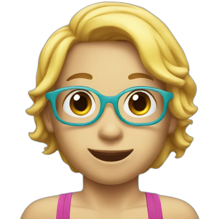 kids swimming emoji