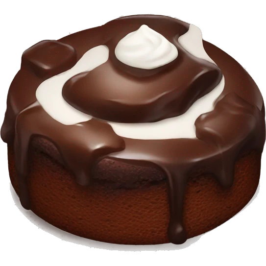 chocolate lava cake emoji