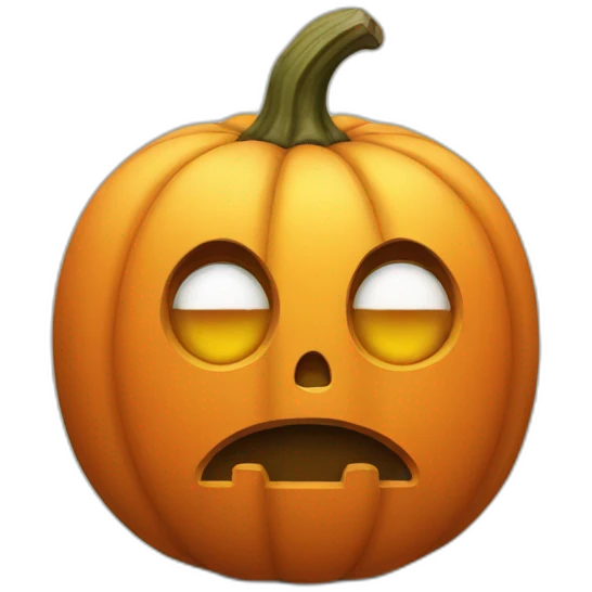 pumpkin alarm emoji