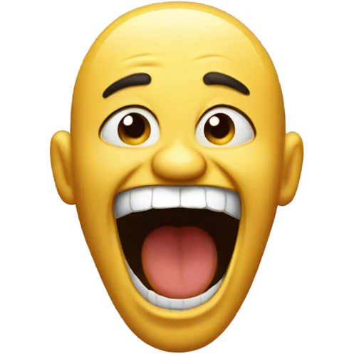 laughing emoji with BBL emoji