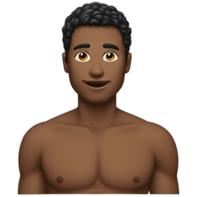 Homme nu emoji