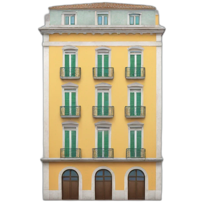 Lisbon building emoji