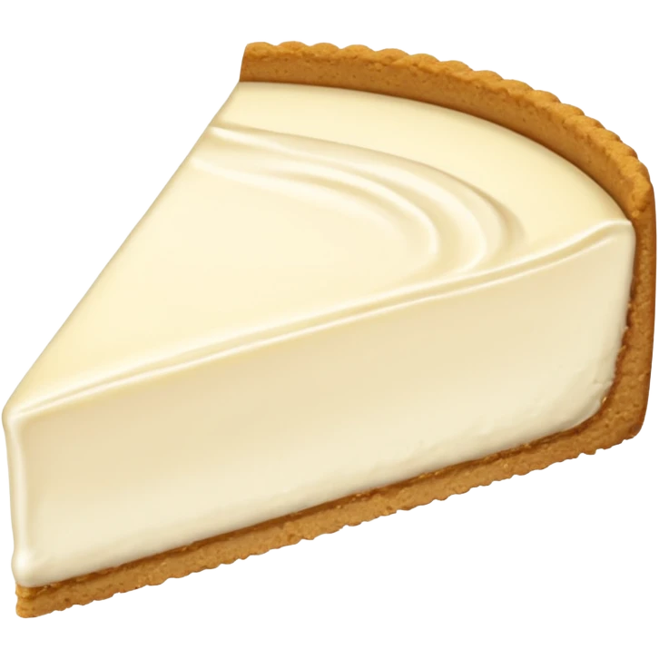 White cheesecake emoji