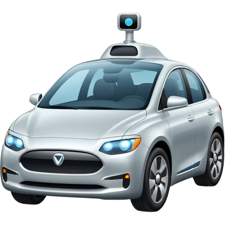 self driving car emoji