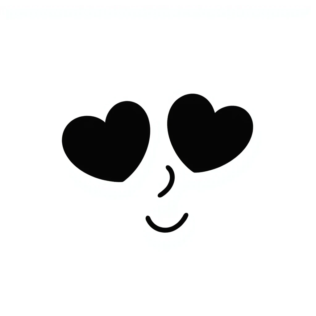 smiling face with heart emoji