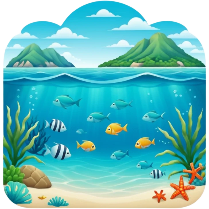 Ocean tropical emoji